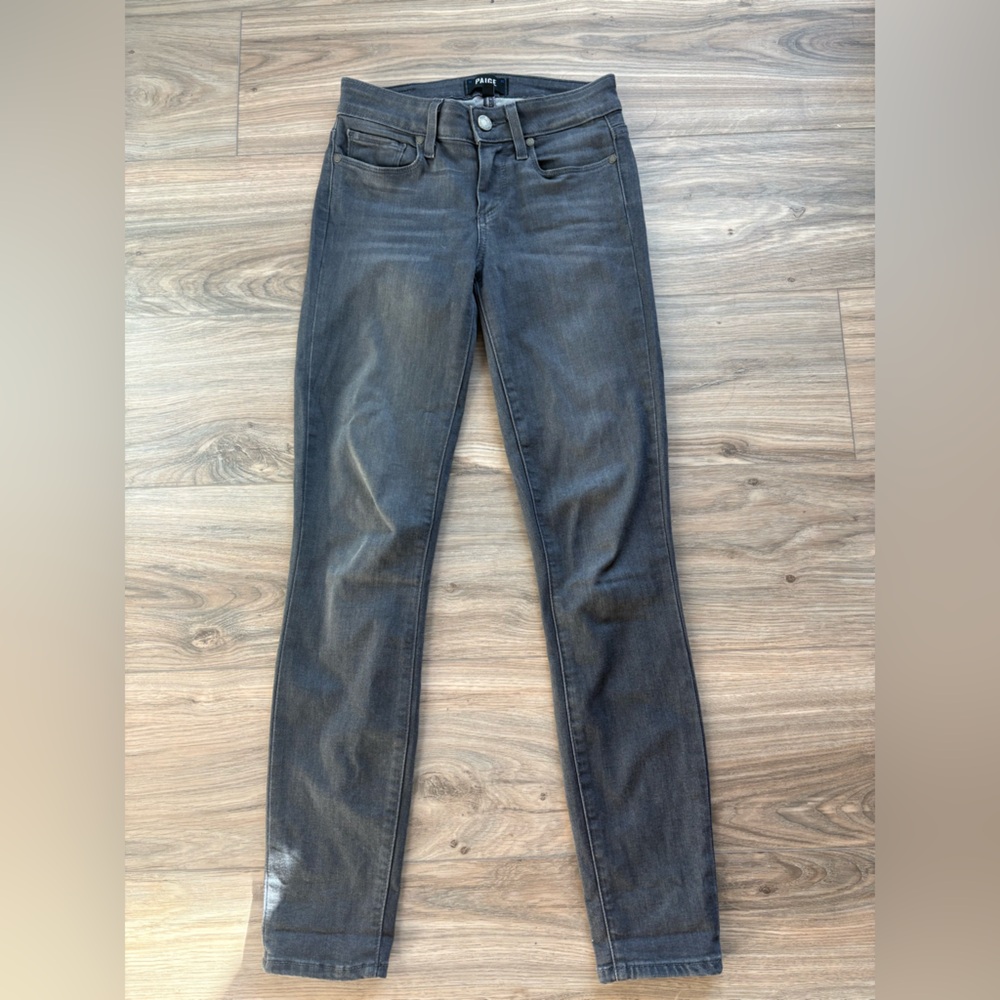 Paige Skinny Jeans Women's Size 24 Gray Fog Mid-Rise Verdugo Ankle, NWOT